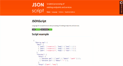 Desktop Screenshot of jsonscript.org